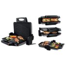 Bontott, szállítási SÉRÜLT Simpex SKG 1700 kontaktgrill, acél kontakt grilll, 1700W grillsütő kivehető 30 x 20 cm sütőlapokkal