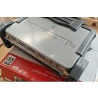 Bontott, szállítási SÉRÜLT Simpex SKG 1700 kontaktgrill, acél kontakt grilll, 1700W grillsütő kivehető 30 x 20 cm sütőlapokkal