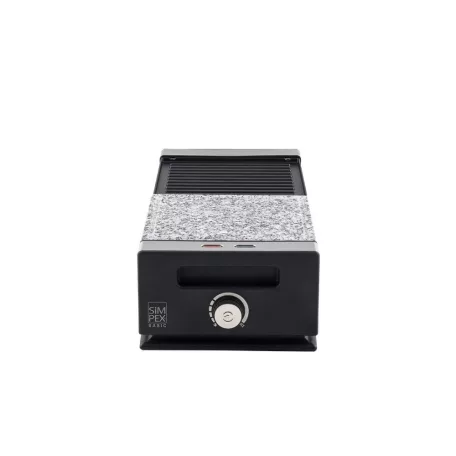 Simpex Basic SRGS 1200 félkőlapos 1200W elektromos 8 személyes raclette grill, raklett grillsütő osztott sütőlappal