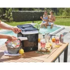 Simpex Basic fekete 150W 1.8L háztartási jégkocka készítő gép, jégkockagép, háztartási jégkocka gyártó készülék 12 kg / 24 óra kapacitással