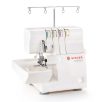   BONTOTT SINGER 14SH654 / S0105 Finishing Touch Serger Overlock 4 szálas, 2 tűs (ikertűs) lock varrógép, lockgép, differenciál anyagtovábbítással (kipróbált)