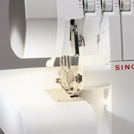 SINGER 14SH654 / S0105 Finishing Touch Serger Overlock 4 szálas, 2 tűs (ikertűs) lock varrógép, lockgép, differenciál anyagtovábbítással