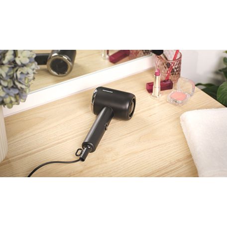 Smarton HD300 egyenéramú DC motoros 1000W kis méretű, könnyű (utazó) hajszárító, 2 sebességfokozattal és hőmérséklet fokozattal