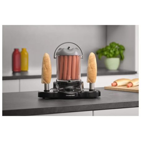 Smarton HM 050 Hot-Dog készítő és tojásfőző 380W, 16 db virsli | 5 tojás | 2 kifli egyidejű elkészítéséhez