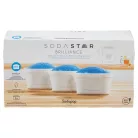 SodaStar Brilliance Magnesium / Ernesto 3 darabos vízszűrő készlet, szűrőpatron, szűrőbetét, szűrő filter magnéziummal Ernesto / SodaStar / Brita vízszűrő kancsóhoz