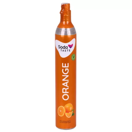 SodaCo B100B Orange / Lime Soda Maker fekete műanyag szódagép, házi szódakészítő 1 db 425g narancs vagy lime ízesítésű CO2 patronnal és 1 db 1 literes szénsavasító palackkal (B100BL / B100BO)