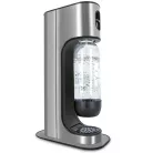 SodaCo S100S Stainless Steel Soda Maker nemesacél, inox szódagép, házi szódakészítő 1 db 425g CO2 patronnal és 1 db 1 literes szénsavasító palackkal