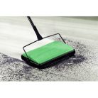 Splendid 281 x 194 x 67 mm zöld mechanikus szőnyegseprű, gördíthető, teljesen fém szőnyegtisztító, 85 cm fém nyéllel, 3 kefével