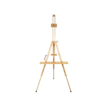 Crelando / STAFFELEI teleszkópos 3 lábú összecsukható műtermi fa festőállvány
