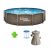Summer Waves RATTAN Málta / Maui 305 x 76 cm fémvázas kerti medence szett vízforgatóval (RATMF305X76FPI)