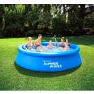 Summer Waves KORFU VFN 305 x 76 cm puhafalú, felfújható peremű kerti medence vízforgató nélkül 3982L
