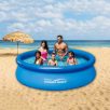   Summer Waves KORFU VFN 305 x 76 cm puhafalú, felfújható peremű kerti medence vízforgató nélkül 3982L