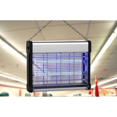 Tarrington House IK1017A UV-A 2 x 8W (16W) UV fénycsöves, fém házas, elektromos rovarcsapda, függeszthető / állítható vegyszermentes rovarírtó, szúnyogírtó