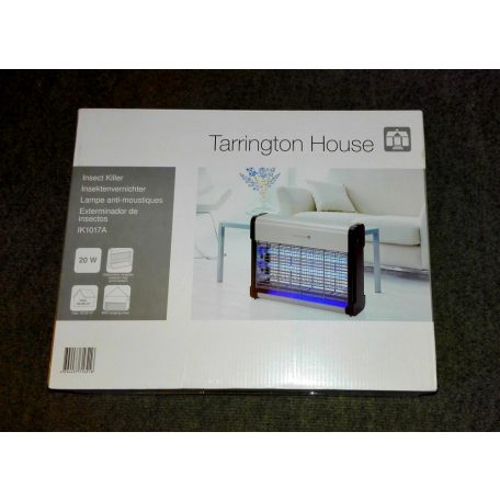 Tarrington House IK1017A UV-A 2 x 8W (16W) UV fénycsöves, fém házas, elektromos rovarcsapda, függeszthető / állítható vegyszermentes rovarírtó, szúnyogírtó