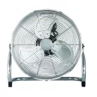 Tarrington House WM-2300 nemesacél inox (100% fém) 45cm 110W padlóventilátor, szélgép, alumínium lapátokkal, 3 sebességfokozattal