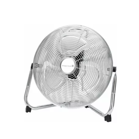 Tarrington House WM-2300 nemesacél inox (100% fém) 45cm 110W padlóventilátor, szélgép, alumínium lapátokkal, 3 sebességfokozattal
