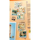 Toy Lino 3 szintes XXL fa babaház, 62 x 79 x 29 cm elektromos, világító natúr fa babaház lifttel, bútorokkal, 50 kiegészítővel (PlayTive XXL fa babaház helyettesítő)