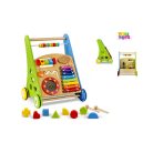 TOBI Toys Fa járássegítő babafoglalkoztatóval - tanító oktató játék xilofonnal, formaberakóval