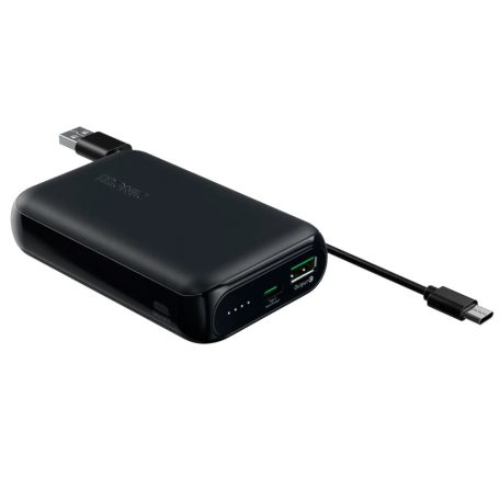 SilverCrest / Tronic TPB 10000 A1 Qualcomm / Power Delivery PD 3.0 Quick Charge 10000 mAh Li-polimer PowerBank, hordozható gyorstöltő 5V 3A - 12V 1.5A