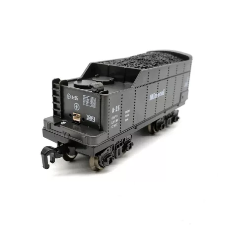 RailRoad 2670 Traim Steam Train li-ion akkus, elektromos vonat szett, prémium gőzmozdony, tehervonat, vasút készlet hanggal, fénnyel és gőzfejlesztővel 92 x 92 cm