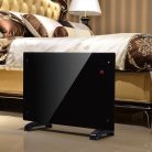 Tarrington House GCH-1500 fűtőpanel hősugárzó, elektromos 1500W álló / guruló üvegpanel fűtőtest, konvektor