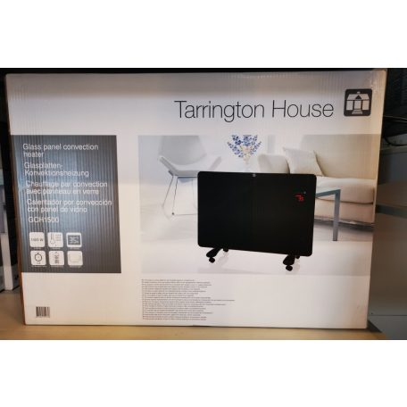 Tarrington House GCH-1500 fűtőpanel hősugárzó, elektromos 1500W álló / guruló üvegpanel fűtőtest, konvektor