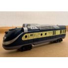 TD Spielset Trans Europe 101 x 101 cm elektromos (elemes) hangot adó és világító személyvonat, játék vonat szett, 14 részes vasút készlet, körpályával