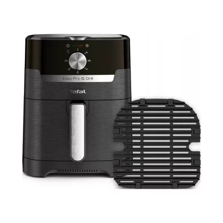TEFAL EY501815 Easy Fry & Grill 2 az 1-ben Air Fryer 4.2L 1400W forrólevegős fritőz, mechanikus AirFryer, légkeveréses, olajmentes olajsütő, fritőz 1 kg sütőkapacitással