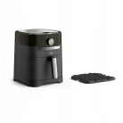 TEFAL EY501815 Easy Fry & Grill 2 az 1-ben Air Fryer 4.2L 1400W forrólevegős fritőz, mechanikus AirFryer, légkeveréses, olajmentes olajsütő, fritőz 1 kg sütőkapacitással