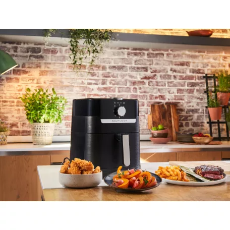 TEFAL EY501815 Easy Fry & Grill 2 az 1-ben Air Fryer 4.2L 1400W forrólevegős fritőz, mechanikus AirFryer, légkeveréses, olajmentes olajsütő, fritőz 1 kg sütőkapacitással