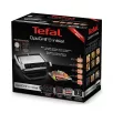   Tefal OptiGrill+ Initial GC706D34 inox 2000W kontaktgrill 6 automata programmal, kiolvasztás funkcióval, súlyméréssel, kivehető sütőlapokkal