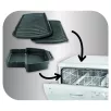   Tefal OptiGrill+ Initial GC706D34 inox 2000W kontaktgrill 6 automata programmal, kiolvasztás funkcióval, súlyméréssel, kivehető sütőlapokkal