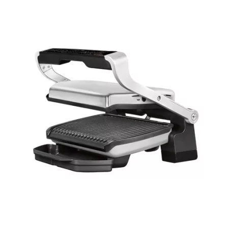 Tefal OptiGrill+ Initial GC706D34 inox 2000W kontaktgrill 6 automata programmal, kiolvasztás funkcióval, súlyméréssel, kivehető sütőlapokkal