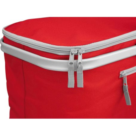 TopMove Insulated Shopping Basket 24 literes 480 x 290 x 245 mm thermo bevásárlókosár, kosár, szigetelt hűtőtáska 15 kg teherbírással, piros