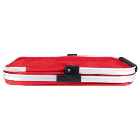 TopMove Insulated Shopping Basket 24 literes 480 x 290 x 245 mm thermo bevásárlókosár, kosár, szigetelt hűtőtáska 15 kg teherbírással, piros