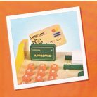 Toy Lino 15 x 10 x 15 cm 36 részes, kreativitás és fantázia fejlesztő fa játék pénztárgép, kassza, kasszagép bankkártya terminállal, kézi szekkenner és érémkkel