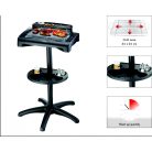 Trisa 7564 Wonderchef BBQ Classic kültéri / beltéri elektromos grill, 1950W 34 x 24 cm asztali / állványos (álló) grillsütő tároló polccal