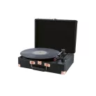 Tronic TPBT 5 A1 / SilverCrest SPBT 5 A1 Gramofon, USB / AUX / Bluetooth 5.3 retró bakelit lemezjátszó és digtalizáló kofferben, 2 x 2W hangszórókkal, 33 / 45 / 78 RPM (487594)