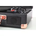 Tronic TPBT 5 A1 / SilverCrest SPBT 5 A1 Gramofon, USB / AUX / Bluetooth 5.3 retró bakelit lemezjátszó és digtalizáló kofferben, 2 x 2W hangszórókkal, 33 / 45 / 78 RPM (487594)
