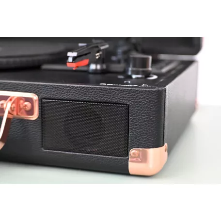 Tronic TPBT 5 A1 / SilverCrest SPBT 5 A1 Gramofon, USB / AUX / Bluetooth 5.3 retró bakelit lemezjátszó és digtalizáló kofferben, 2 x 2W hangszórókkal, 33 / 45 / 78 RPM (487594)