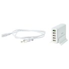 Tronic TUCS A1 WH 5 portos USB töltőállomás QuickCharge porttal 2.4A / 3A, 33W, fehér