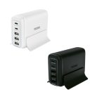 Tronic TUL 2 A1 5 portos 30W USB / USB-C töltőállomás PD (Power Delivery) 18W QuickCharge gyorstöltő porttal 5V 3A / 9V 2A / 12V 1.5A fehér / fekete