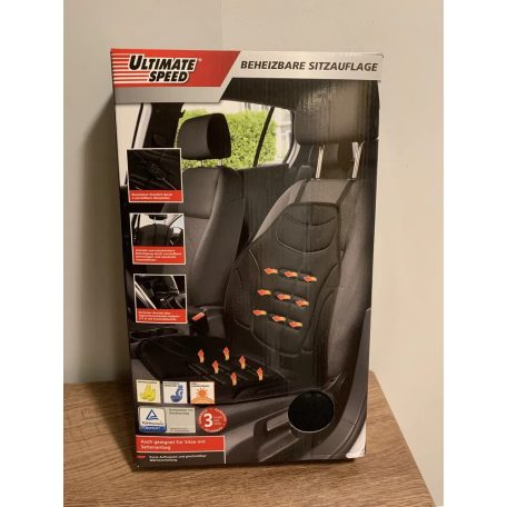 Ultimate Speed UASB 12 C2 12V DC univerzális, autós 29W fűthető ülésvédő, 48 x 96 cm autó ülésfűtés, ülésrátét (Heated Seat Cover)