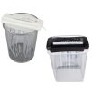   Tronic TAV 190 A1 / United Office UAV 190 / SilverCrest SAV 190 C2 Shredder 190W gyűjtőkosár nélküli, szemeteskosárra helyezthető A4 iratmegsemmisítő fehér / fekete