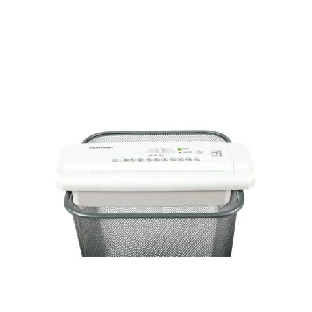 Tronic TAV 190 A1 / United Office UAV 190 / SilverCrest SAV 190 C2 Shredder 190W gyűjtőkosár nélküli, szemeteskosárra helyezthető A4 iratmegsemmisítő fehér / fekete