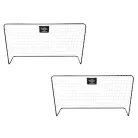 UMBRO 268811 SZETT, 2 db fémvázas focikapu 182 x 122 x 61 cm gyermek focikapu hálóval, futballkapu, edzőkapu pár