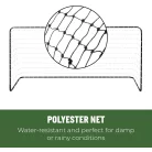 UMBRO 268811 SZETT, 2 db fémvázas focikapu 182 x 122 x 61 cm gyermek focikapu hálóval, futballkapu, edzőkapu pár