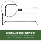 UMBRO 268811 fémvázas focikapu 182 x 122 x 61 cm gyermek focikapu hálóval, futballkapu, edzőkapu 1 db