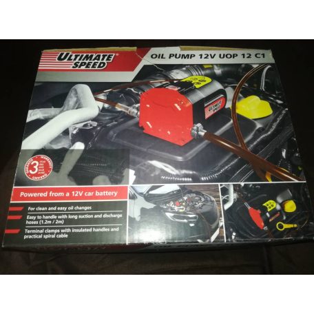 Ultimate Speed UOP 12 C1 autós 12V 60W olajleszívó pumpa, olajszivattyú (olajcseréhez) 