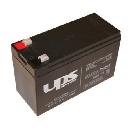 UPS Power 12V 7Ah zselés akkumulátor, pótakku GardenMaster / Straus / Daewoo elektromos, akkumulátoros, 12V akkus háti permetezőhöz
